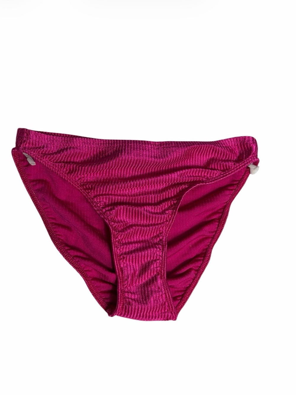 Vintage 80s/90s The body co. Magenta Ribbed Bikini Bottom size S